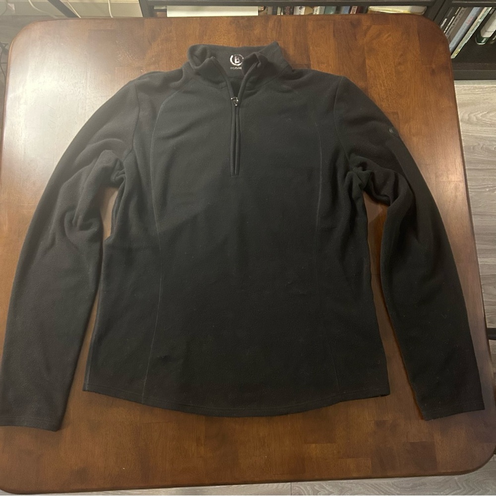 Bogner Medita Fleece First Layer Womens Quarter Zip Up in Black Size 10 - Picture 3 of 16